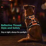 Load image into Gallery viewer, Eagloo Dog Harness for Large Dogs No Pull, Front Clip Dog Walking Harness with Reflective Adjustable Soft Padded Vest and Easy Control Handle, No-Choke Pet Harness with 2 Metal Rings, Orange, L